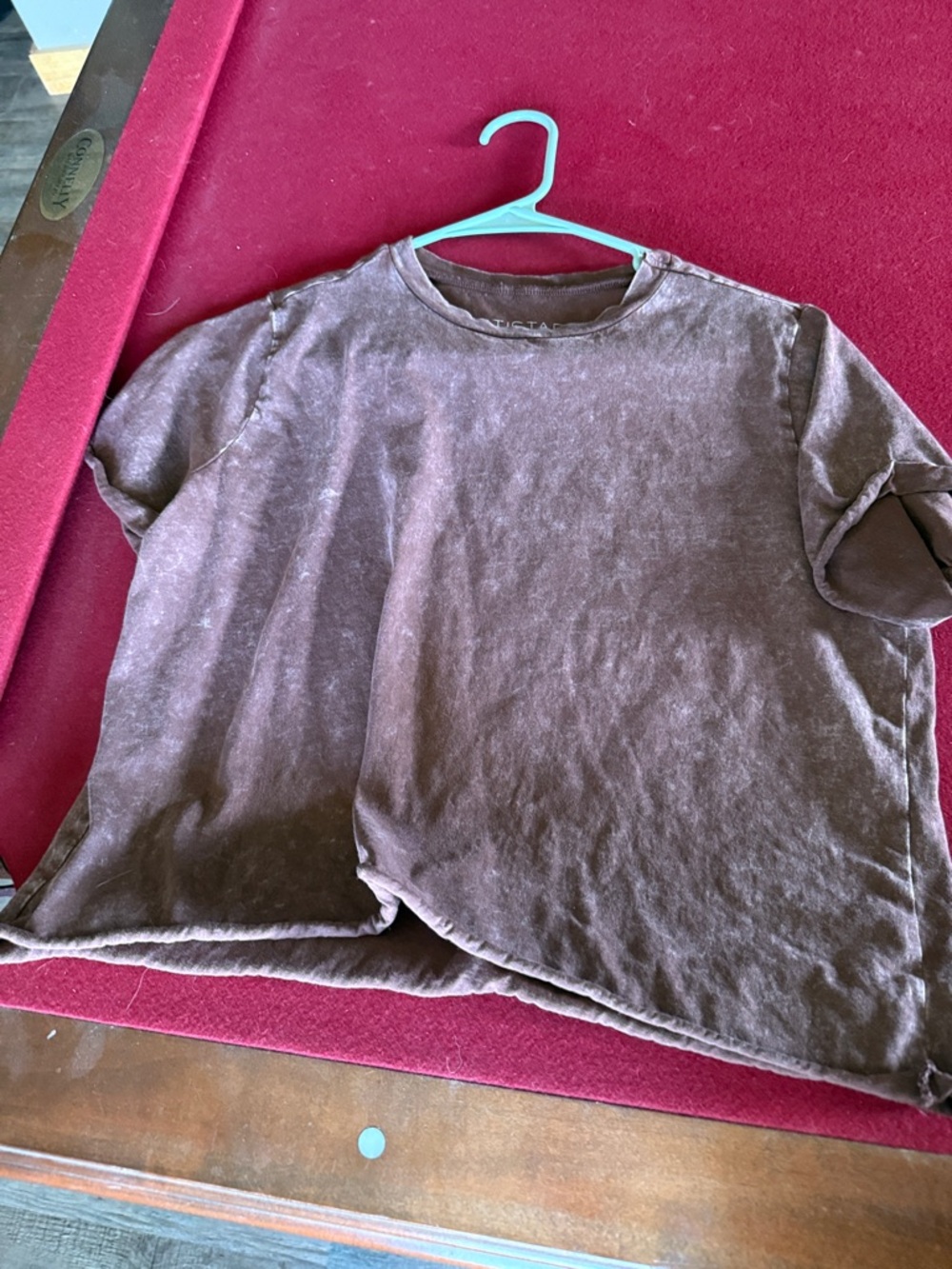 Washed Brown Baby Tee